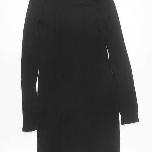 H&M Divided Women’s Black Long Sleeve Bodycon Dress Size S