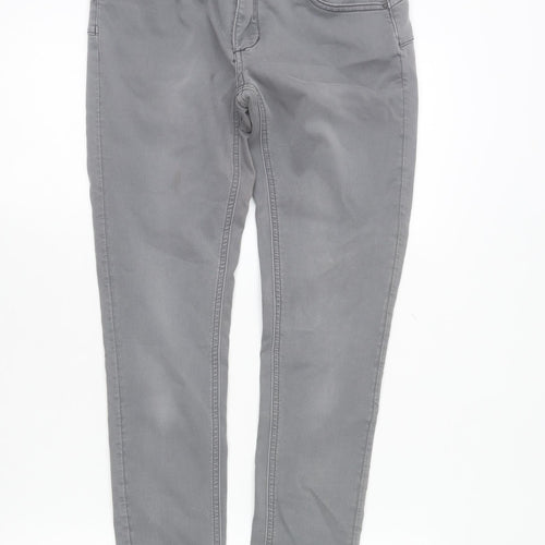 Toxik3 Women's Grey Skinny Stretch Jeans Size M/UK 10