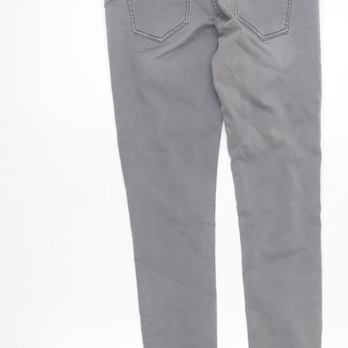 Toxik3 Women's Grey Skinny Stretch Jeans Size M/UK 10