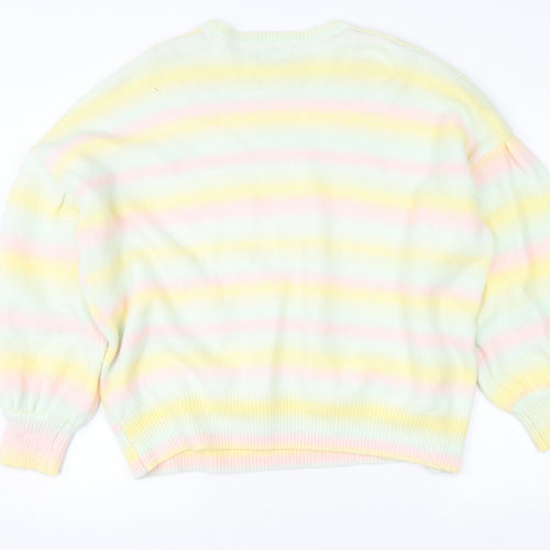 Simply Be Women’s Multicoloured Striped Knit Pullover Jumper Size 20/22