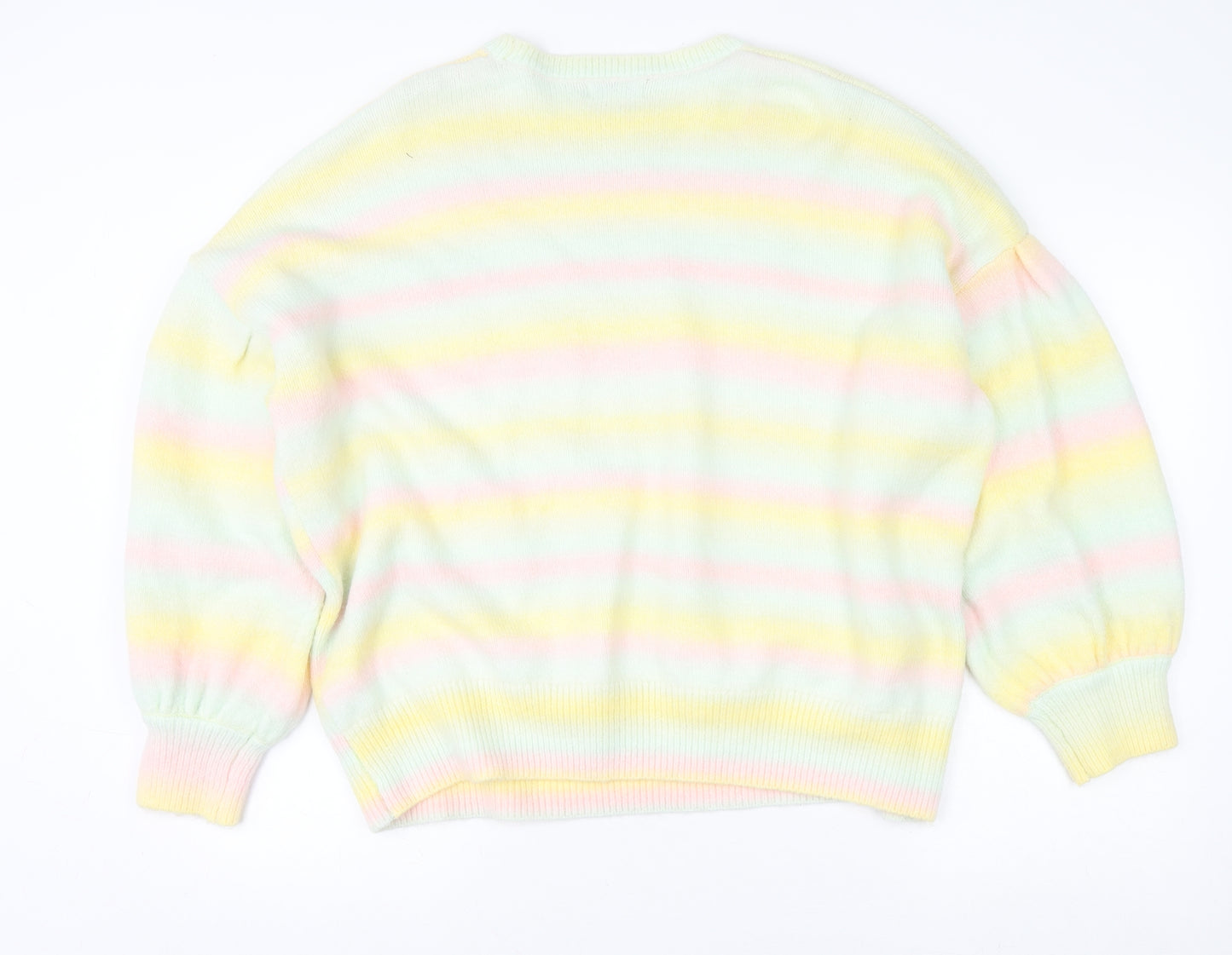 Simply Be Women’s Multicoloured Striped Knit Pullover Jumper Size 20/22