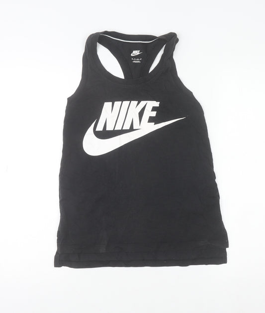 Nike Womens Black XS Racerback Tank Top Lightweight Sports Vest
