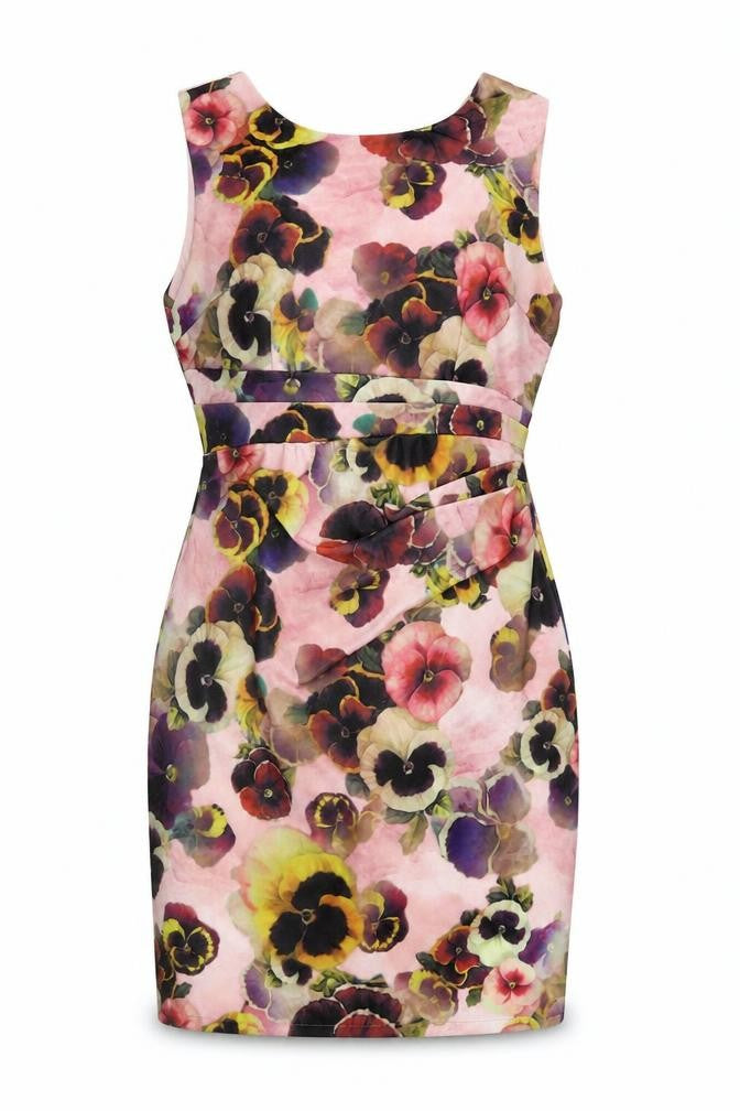 Jolie Moi Women’s Multicoloured Floral Bodycon Dress Size 12