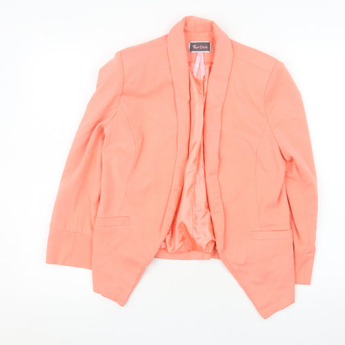 Red Chilli Women’s Pink Shawl Collar Blazer Jacket Size 12