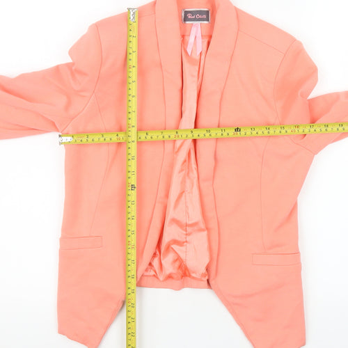 Red Chilli Women’s Pink Shawl Collar Blazer Jacket Size 12