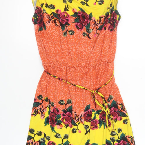 TU Women’s Multicoloured Floral Knee Length A-Line Dress Size 10