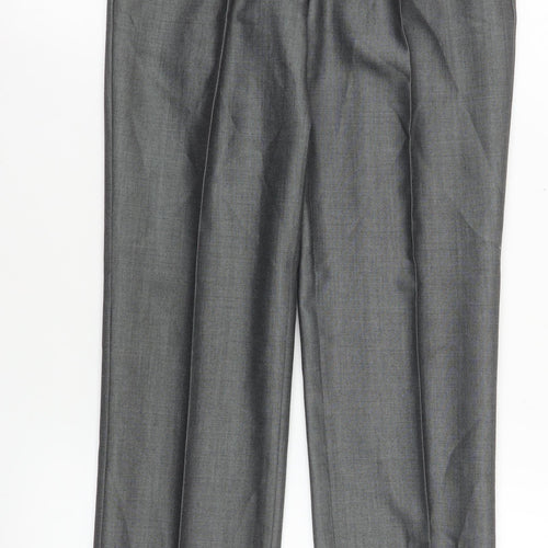 Torre Boys Grey Dress Pants 26R Formal Wool Blend Trousers