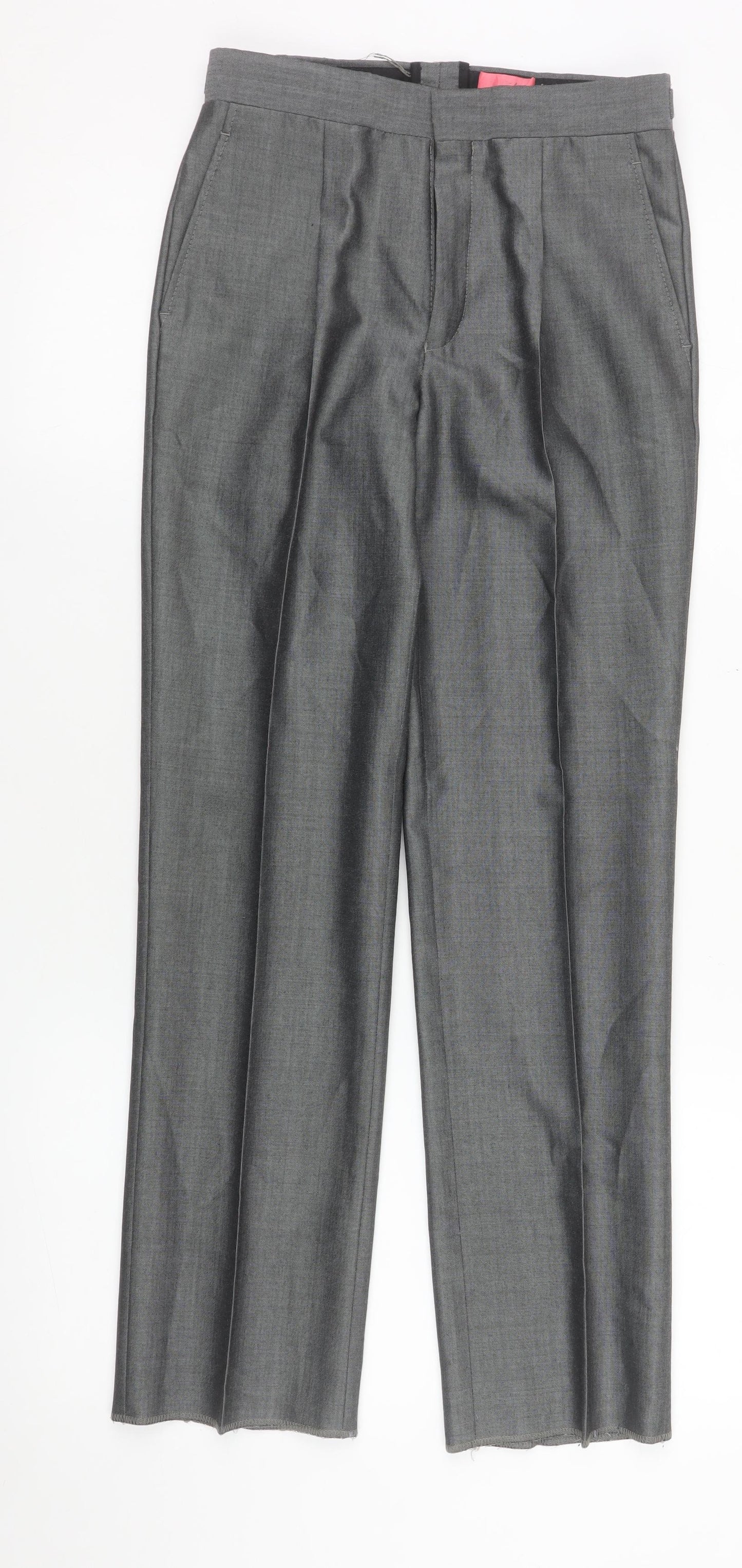 Torre Boys Grey Dress Pants 26R Formal Wool Blend Trousers
