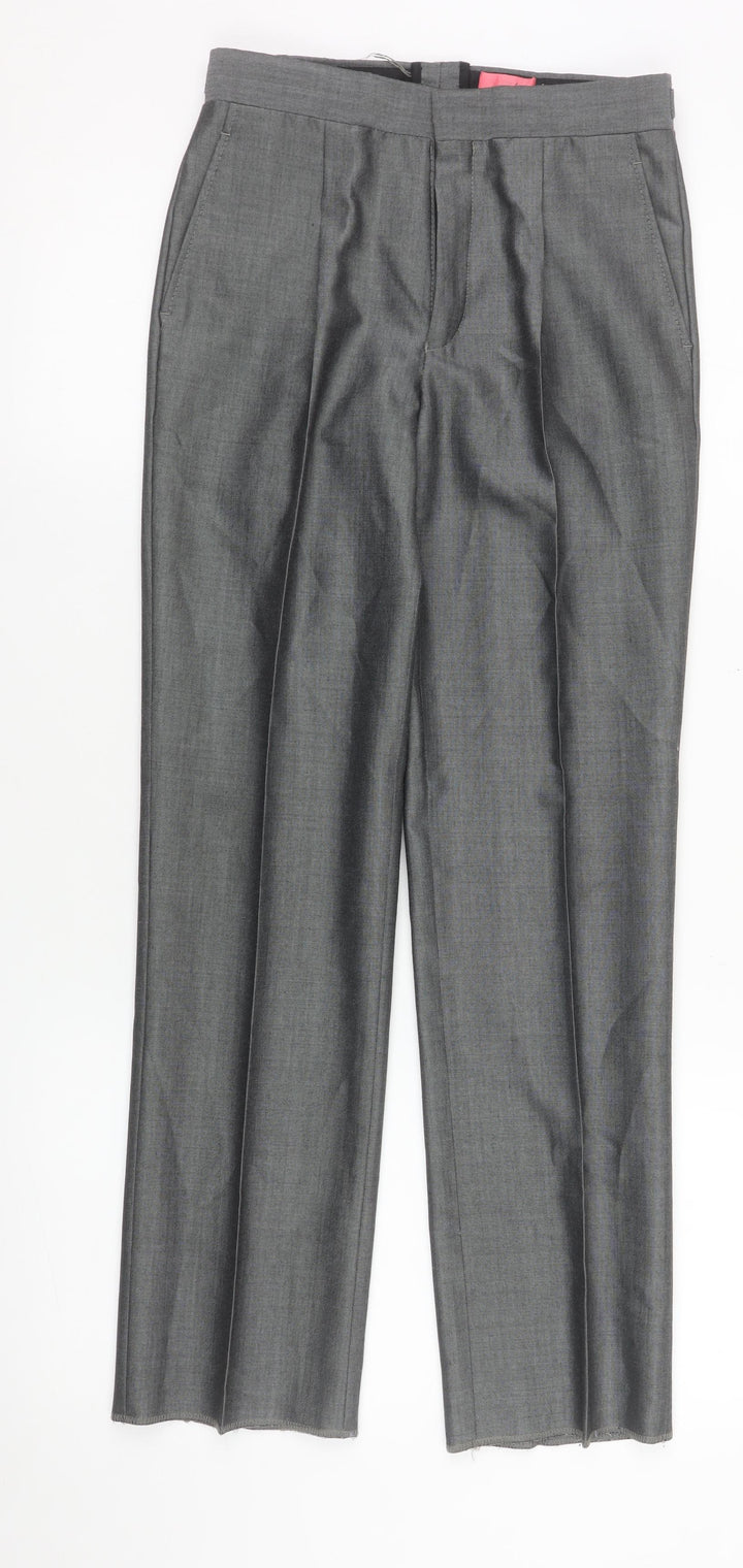 Torre Boys Grey Dress Pants 26R Formal Wool Blend Trousers