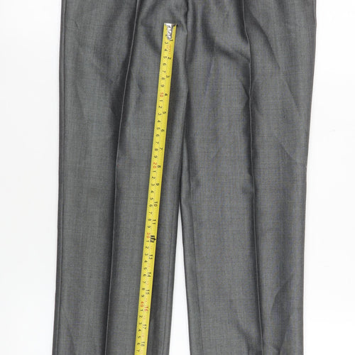 Torre Boys Grey Dress Pants 26R Formal Wool Blend Trousers