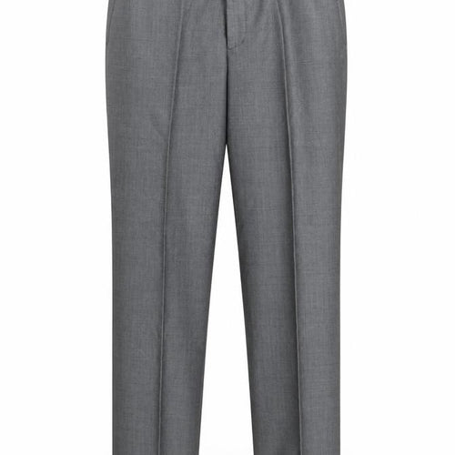 Torre Boys Grey Formal Wool Blend Dress Trousers 28R Belted Smart Pants