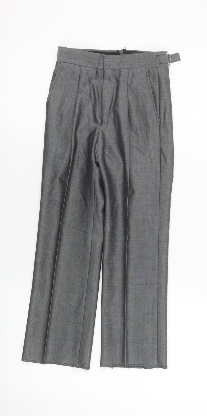 Torre Boys Grey Dress Trousers 20 Years Tailored Formal Wool Blend