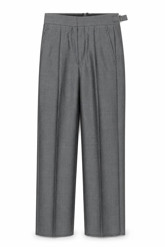Torre Boys Grey Dress Trousers 20 Years Tailored Formal Wool Blend