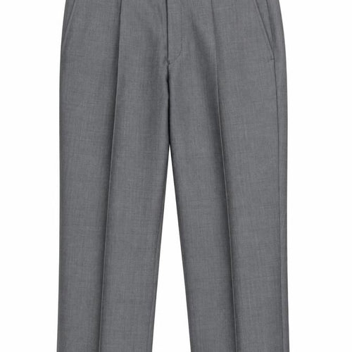 Torre Boys Grey Dress Trousers 28R Regular Fit Wool Blend Formal Pants