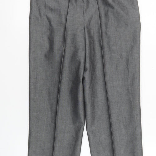 Torre Boys Grey Dress Trousers 28R Regular Fit Wool Blend Formal Pants