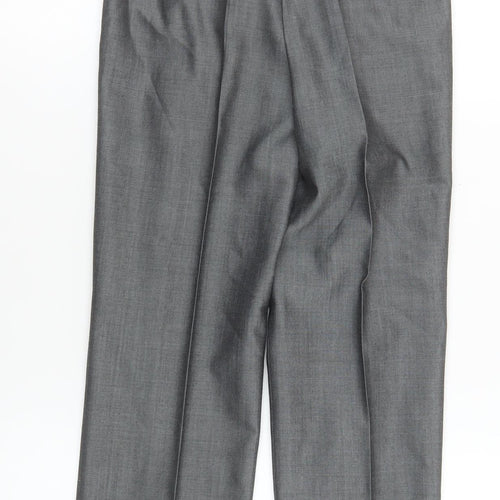 Torre Boys Grey Dress Pants 14 Years Wool Blend Formal Trousers