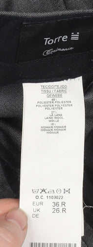 Torre Boys Grey Dress Pants 14 Years Wool Blend Formal Trousers