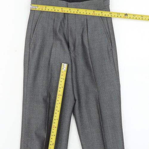 Torre Boys Grey Wool Blend Formal Dress Trousers Size 20R
