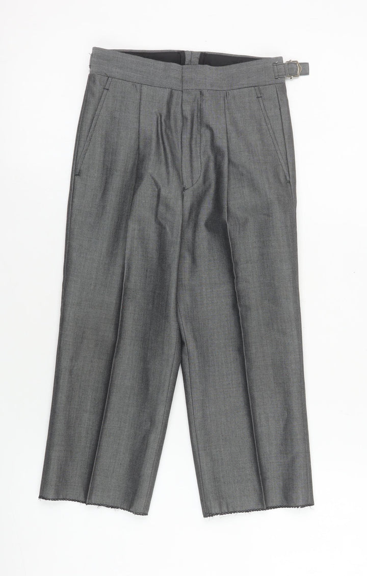 Torre Cerimonia Boys Grey 22R Dress Pants Formal Wool Blend Trousers