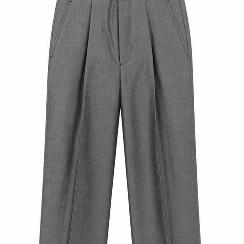 Torre Cerimonia Boys Grey 22R Dress Pants Formal Wool Blend Trousers