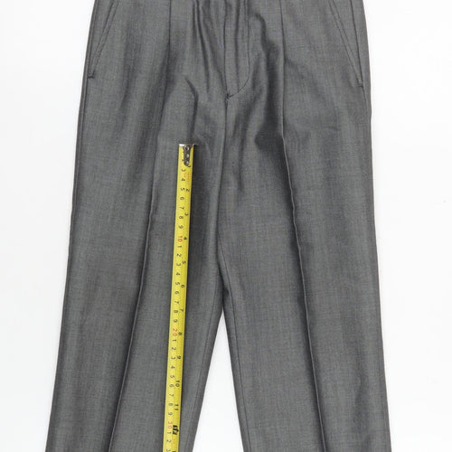 Torre Cerimonia Boys Grey 22R Dress Pants Formal Wool Blend Trousers