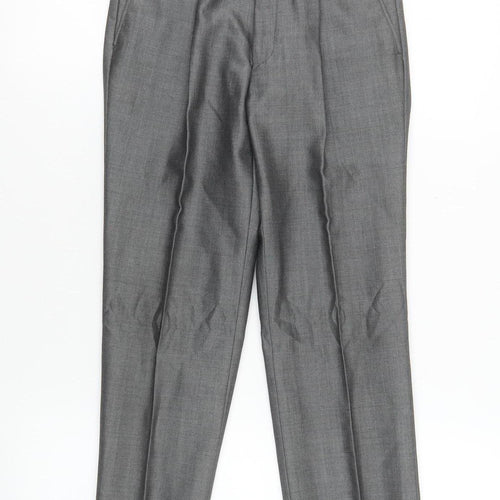 Torre Boys Grey 24R Dress Pants Formal Wool Blend Tailored Trousers