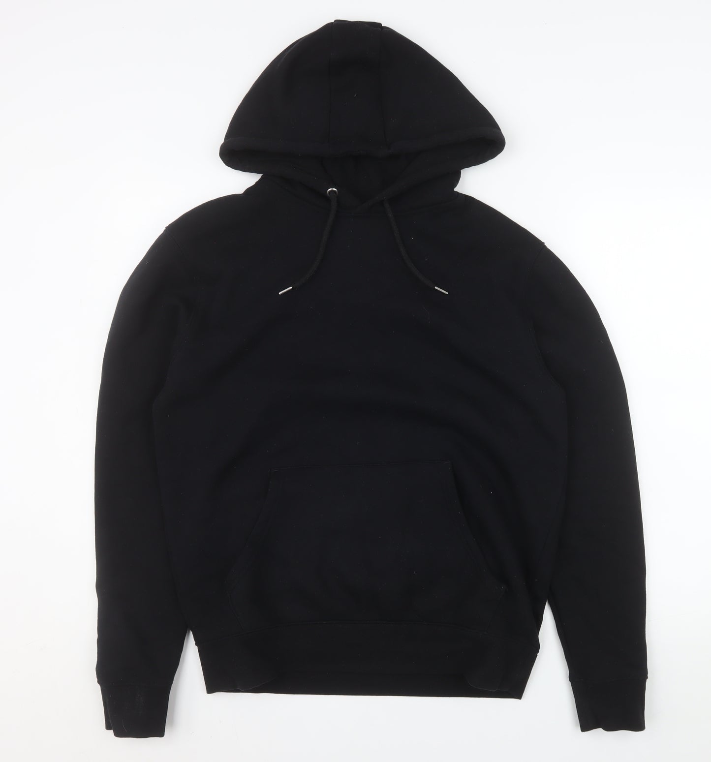 Primark Men's Black Pullover Hoodie Fleece Size M