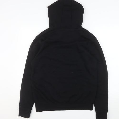 Primark Men's Black Pullover Hoodie Fleece Size M