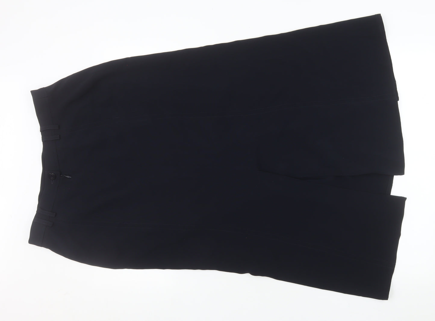 Hammer Women's Black Midi Pencil Skirt Size 10 Workwear