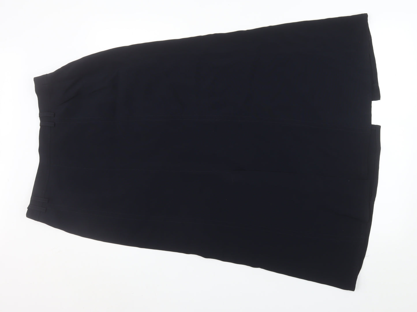 Hammer Women's Black Midi Pencil Skirt Size 10 Workwear
