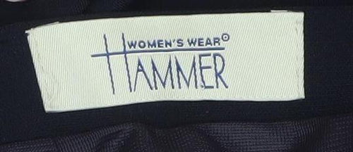 Hammer Women's Black Midi Pencil Skirt Size 10 Workwear