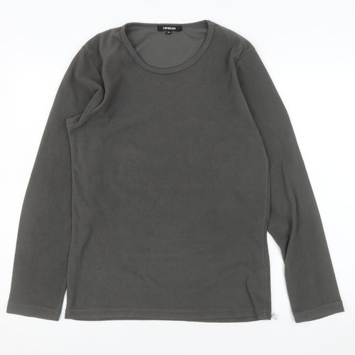 Cargo Quay Men's Grey Fleece Pullover Sweatshirt Size M Regular Fit