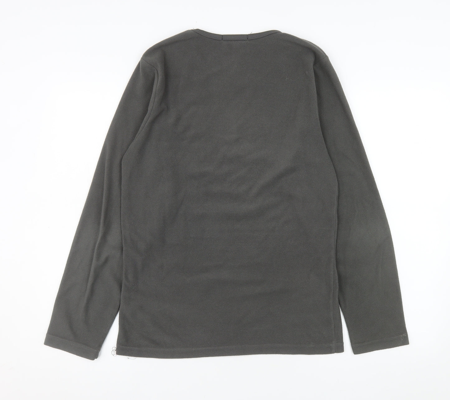 Cargo Quay Men's Grey Fleece Pullover Sweatshirt Size M Regular Fit