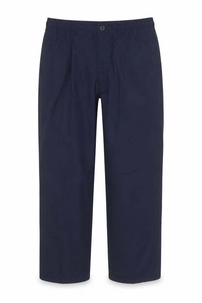 Champion Grafton Men's Navy Classic Trousers 40R Polyester Cotton Blend