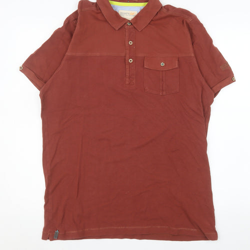 Regatta Great Outdoors Men’s Brown Cotton Polo Shirt Size L