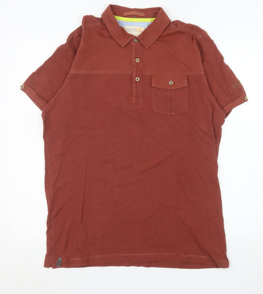 Regatta Great Outdoors Men’s Brown Cotton Polo Shirt Size L