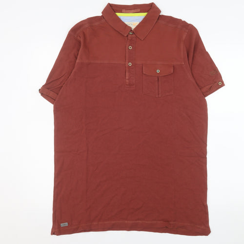 Regatta Men’s Brown Cotton Short Sleeve Polo Shirt L
