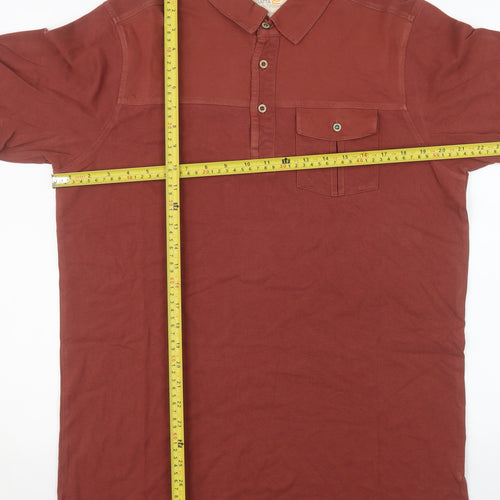 Regatta Men’s Brown Cotton Short Sleeve Polo Shirt L