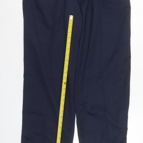 Champion Grafton Men’s Navy Blue 40R Chino Trousers Polyester Cotton Blend