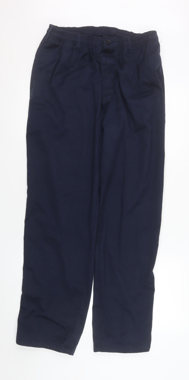 Champion Grafton Men's Navy Blue Regular Fit Trousers 40R