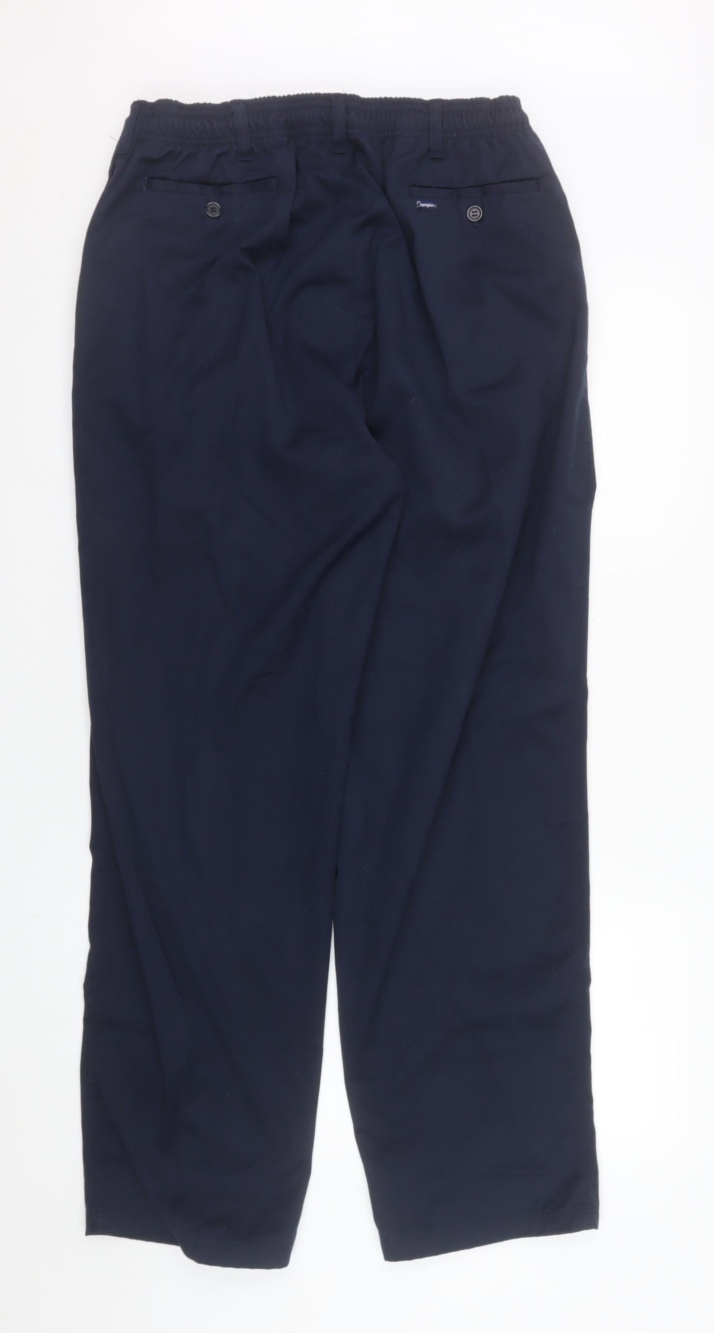 Champion Grafton Men's Navy Blue Regular Fit Trousers 40R