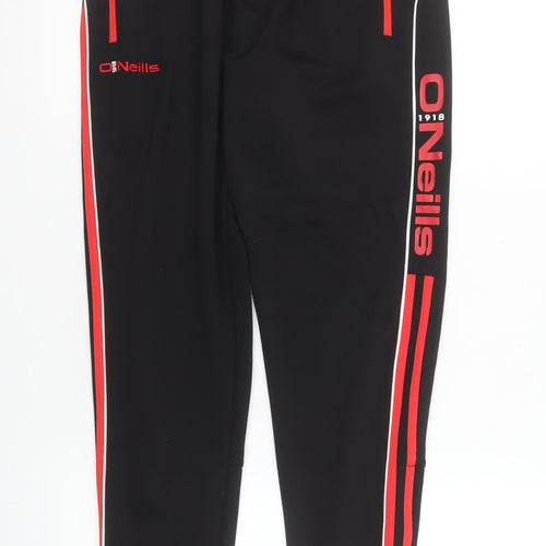 O'Neills Men's Black Track Pants Small Slim Fit Athletic Trousers