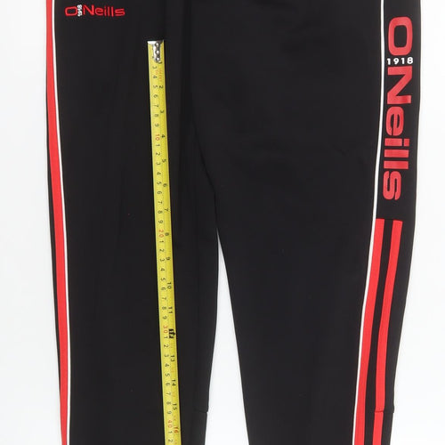O'Neills Men's Black Track Pants Small Slim Fit Athletic Trousers