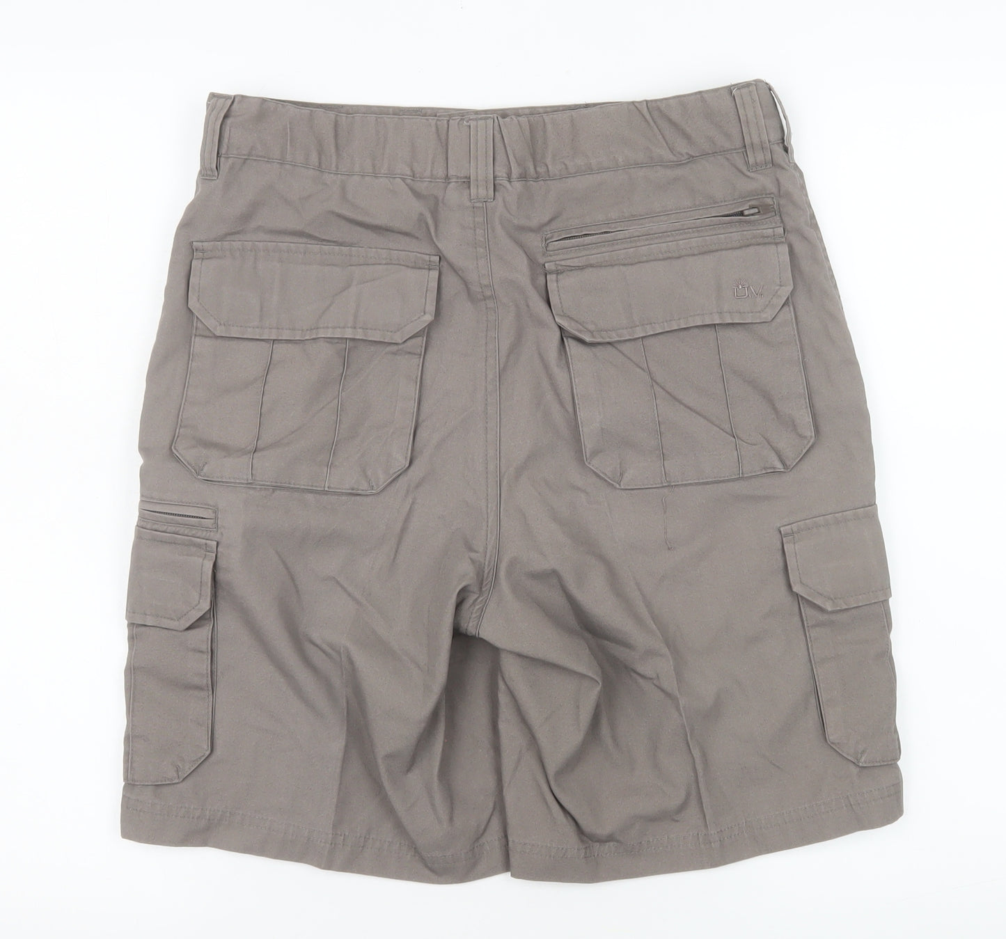Trespass Mens Grey Cargo Shorts S Regular Fit Outdoor Casual