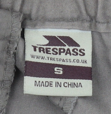 Trespass Mens Grey Cargo Shorts S Regular Fit Outdoor Casual