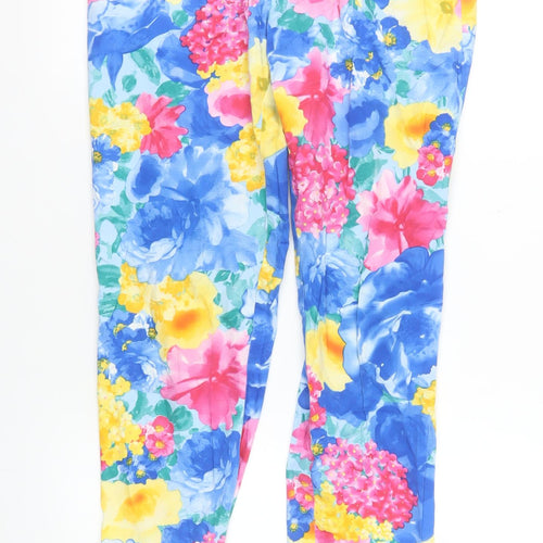 Gerard Women’s Multicoloured Floral Ankle Trousers Size 10