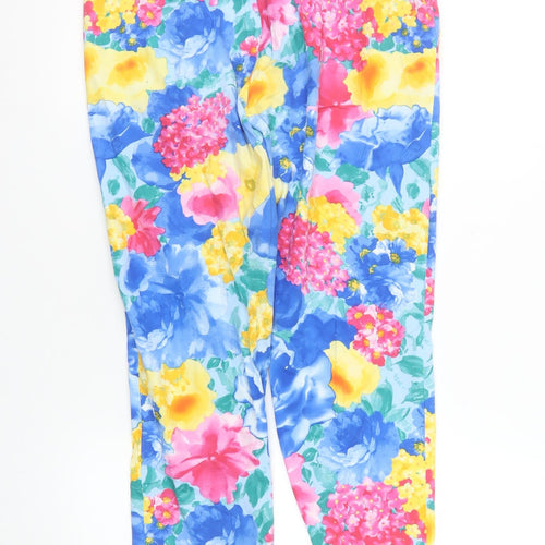 Gerard Women’s Multicoloured Floral Ankle Trousers Size 10