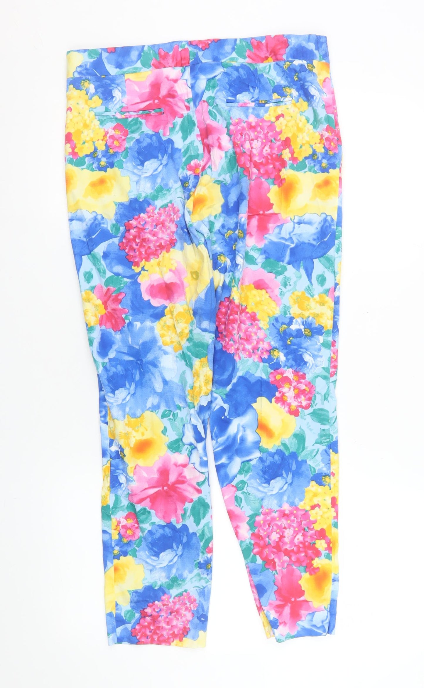 Gerard Women’s Multicoloured Floral Ankle Trousers Size 10