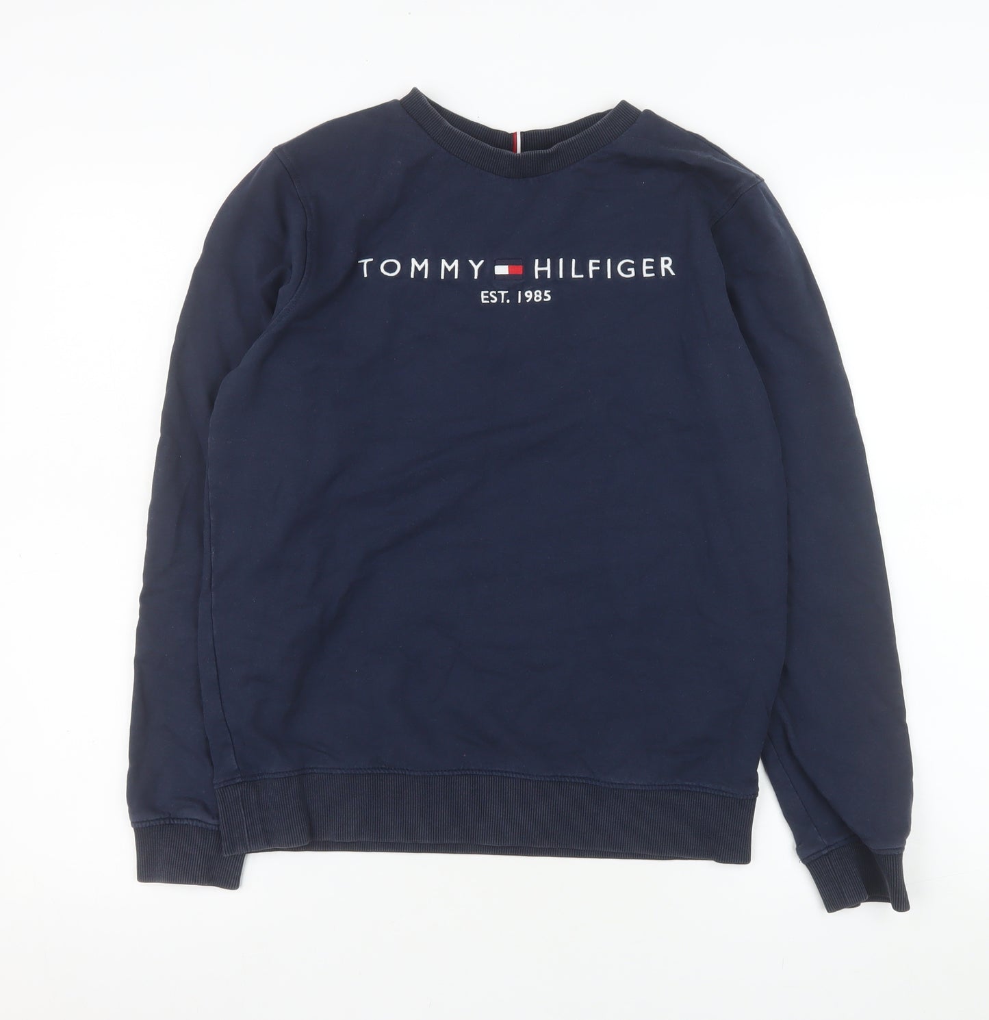 Tommy Hilfiger Teens Blue Logo Pullover Sweatshirt Size 164