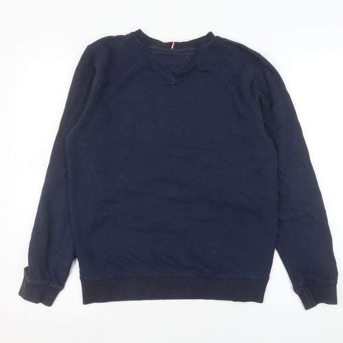 Tommy Hilfiger Teens Blue Logo Pullover Sweatshirt Size 164